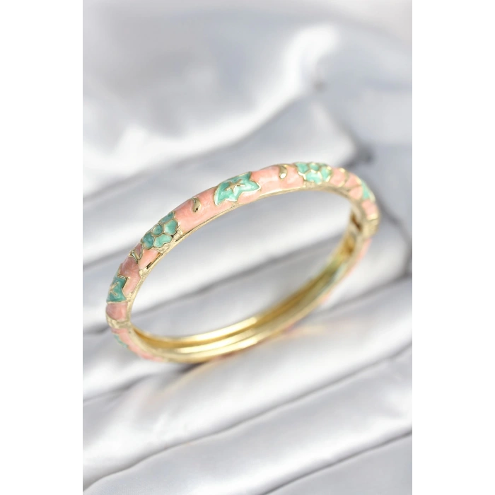 Dodes Dodes Yeşil Renk Detaylı Mineli Kelepçe TG27BB8007