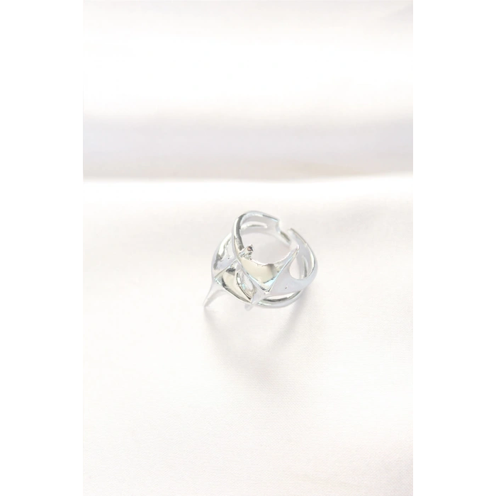 Dodes Dodes Yıldız Model Silver Renk Ayarlanabilir Yüzük TG27BYK3143
