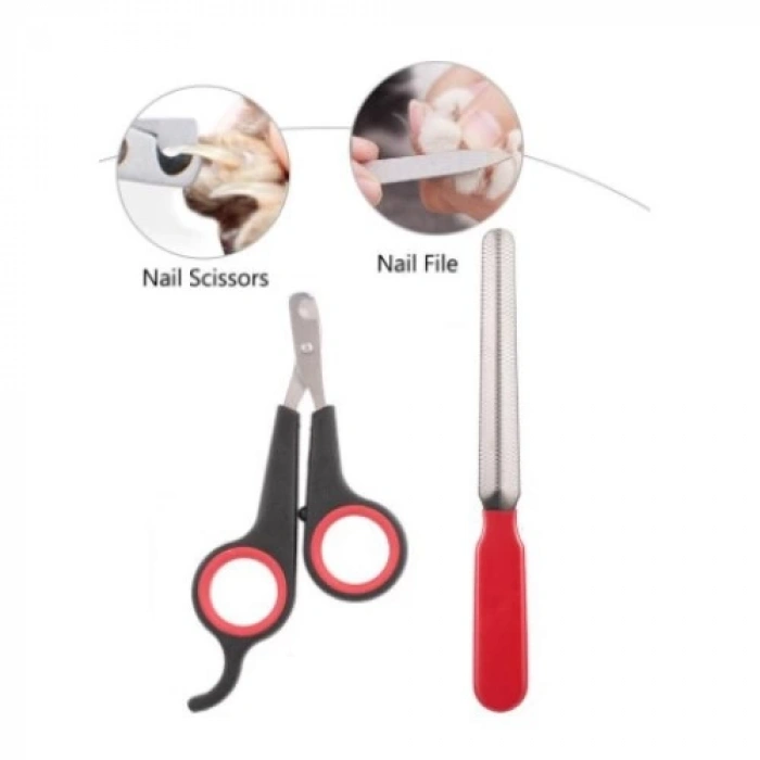 Dodes Evcil Hayvan Tırnak Makası ve Törpü Seti