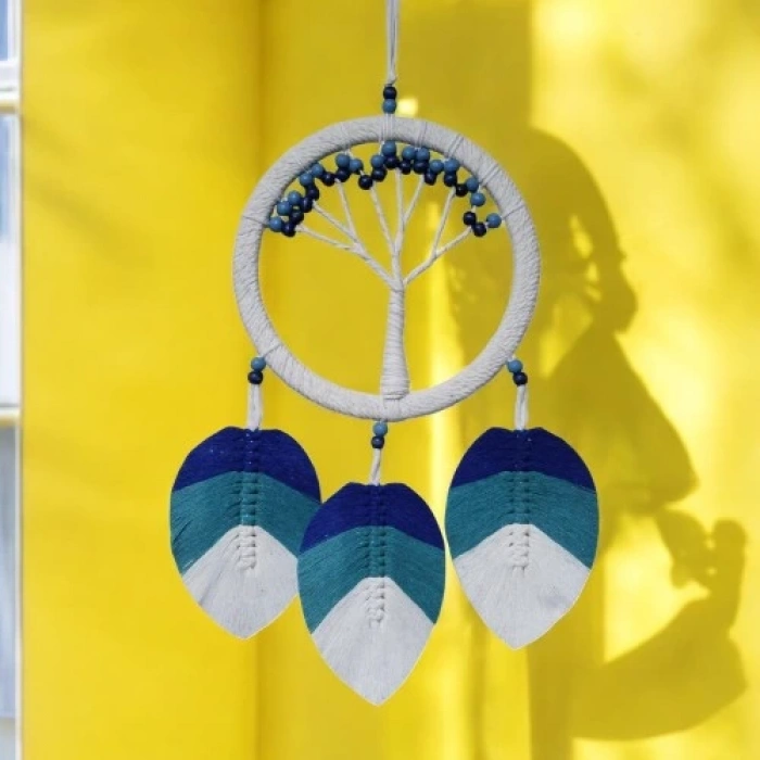 Dodes Hayat Ağacı Şekilli Yapraklı Duvar Dekoru