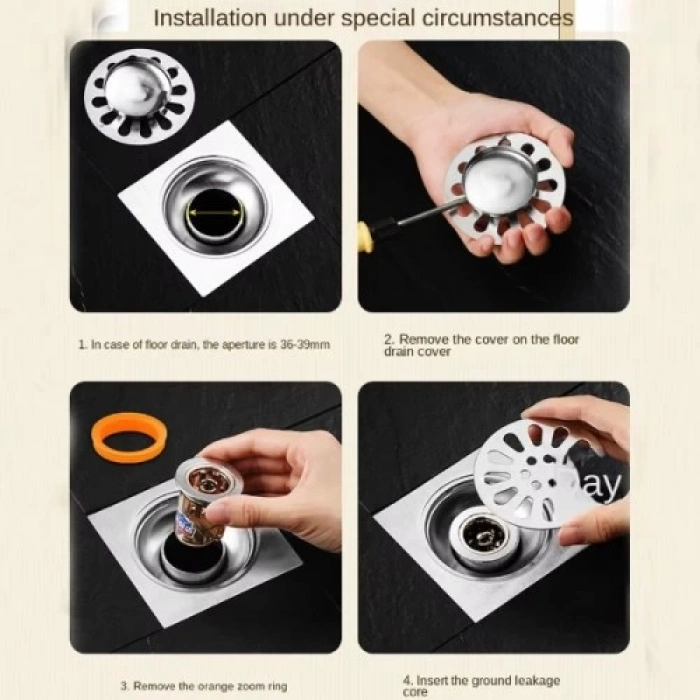 Dodes Koku ve Geri Akış Önleyici Gider Aparatı