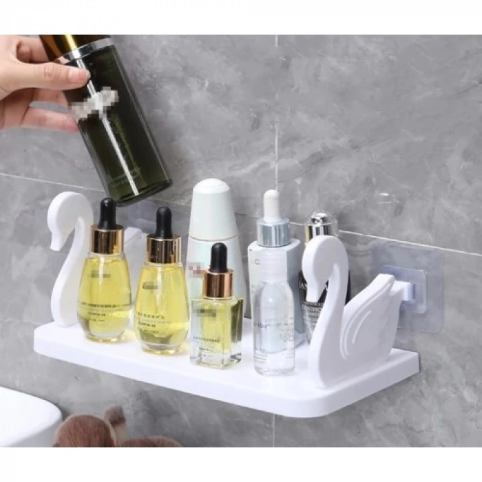 Dodes Kuğu Tasarımlı Kendinden Yapışkanlı Raf