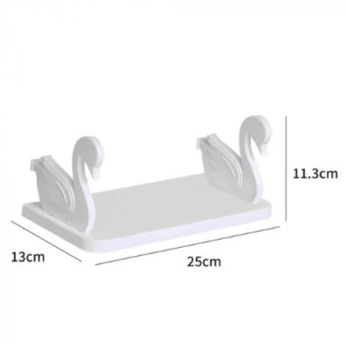 Dodes Kuğu Tasarımlı Kendinden Yapışkanlı Raf