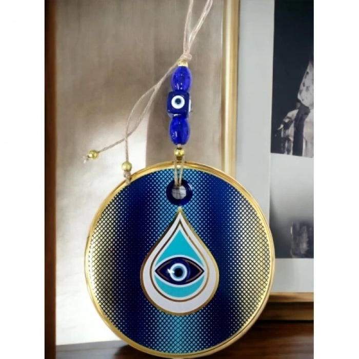 Dodes Puantiyeli Damla Desen Nazar Boncuklu Duvar Süsü Gözlü Duvar Dekoru