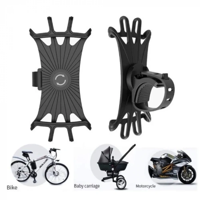 Dodes Silikon Esnek Bisiklet Telefon Tutucu