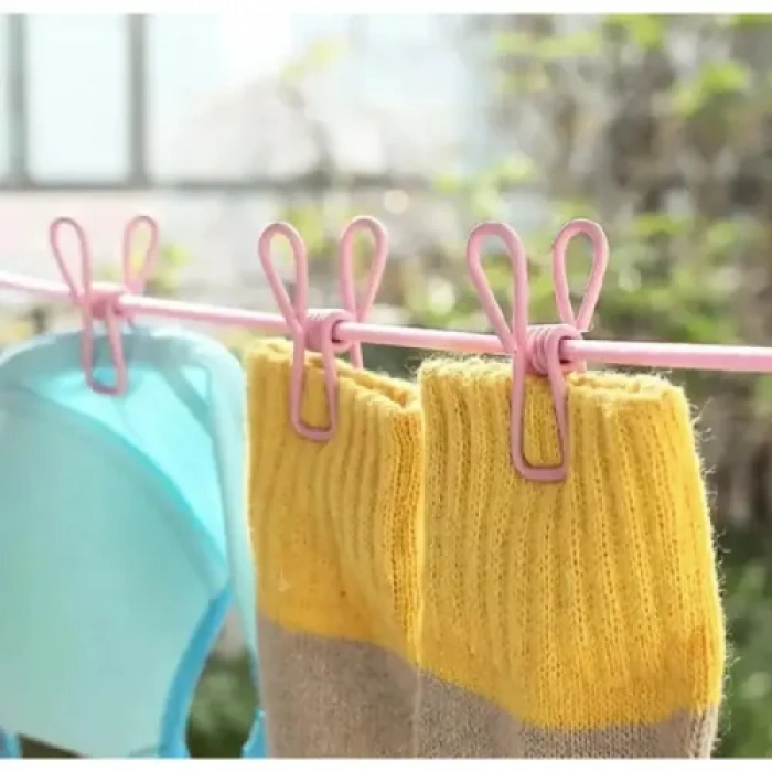 Dodes Taşınabilir Pratik Mandallı Çamaşır İpi