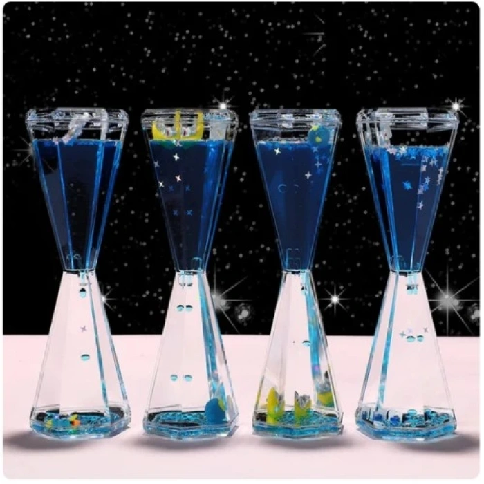 Dodes Uzay Temalı Dökülen Yağ Kum Saati