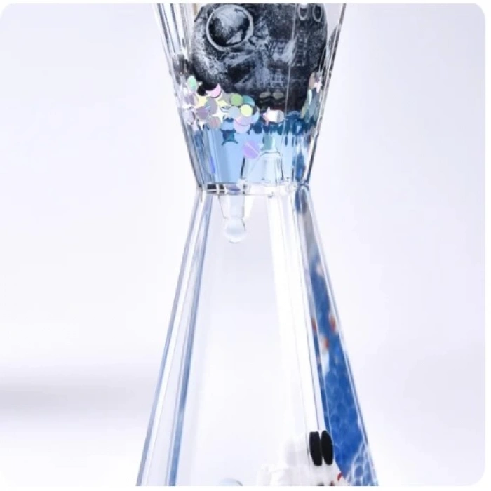 Dodes Uzay Temalı Dökülen Yağ Kum Saati