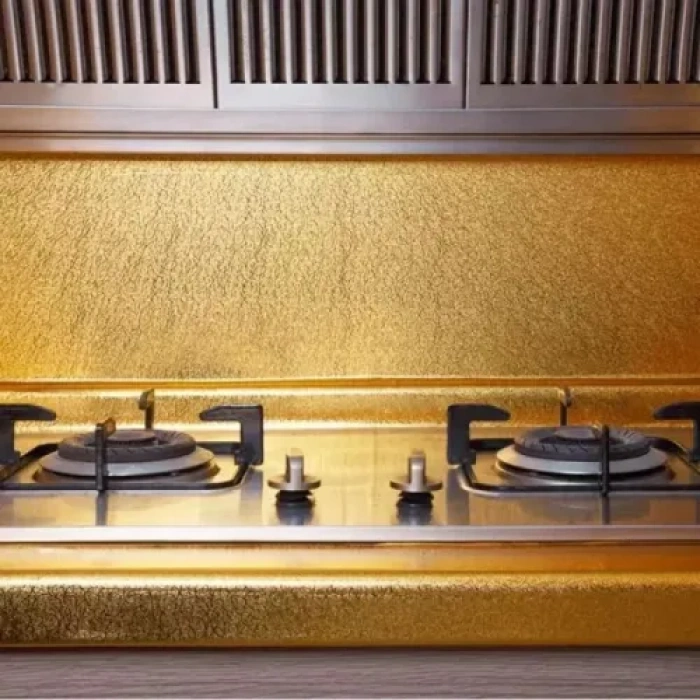 Dodes Yapışkanlı Gold Mutfak Tezgah Folyosu