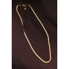 Dodes Dodes 316L Çelik Altın Renk 60 cm İtalyan Zincir Kolye TG27BKO6230