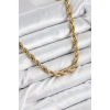 Dodes Dodes 316L Çelik Burgu Model Gold Renk Kadın Kolye TG27BKO10485