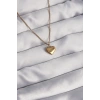 Dodes Dodes 316L Çelik Gold Renk Kalp Model Love Kolye TG27BKO8931