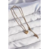 Dodes Dodes 316L Çelik Gold Renk Kalp Model Love Kolye TG27BKO8931