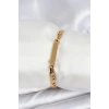 Dodes Dodes 316L Çelik Gold Renk Yazı Yazmaya Uygun Kadın Bileklik TG27BB7918