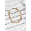 Dodes Dodes 316L Çelik Gold Renk Zincir Erkek Bileklik TG27EB3734