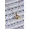 Dodes Dodes 316L Çelik Gold Renk Zirkon Detay Kalp Model Kadın Kolye TG27BKO7626
