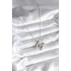 Dodes Dodes 316L Çelik Gümüş Renk Bubble M Harf Model Kadın Kolye TG27BKO8307