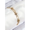 Dodes Dodes 316L Çelik Parçalı Zincir Model Gold Renk Kadın Bileklik TG27BB7847