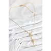 Dodes Dodes 316L Çelik Zirkon Taşlı Güneş Ve Ay Model Gold Renk Kadın Kolye TG27BKO10548