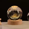 Dodes Dekoratif Dünya Tasarımlı Işıklı Cam Küre