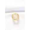 Dodes Dodes Kalın Gold Renk Ayarlanabilir Yüzük TG27BYK3103