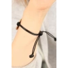 Dodes Dodes OKAY (İyi) Siyah Deri İpli Unisex Mood Bileklik TG27BB1983