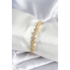 Dodes Dodes Pirinç Gold Renk Kalp Model Kadın Bileklik TG27BB7982