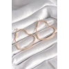 Dodes Dodes Pirinç Gold Renk Kalp Model Kadın Küpe TG27BKP8706