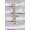 Dodes Dodes Pirinç Gold Renk Zirkon Taş Detaylı Elif Model Anka Kuşu Figür Ajda Charm TG27BC1013