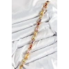 Dodes Dodes Pirinç Karışık Zirkon Taşlı Baget Model Gold Renk VIP Seri Kadın Bileklik TG27BB7504