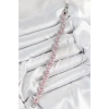 Dodes Dodes Pirinç Pembe Zirkon Taşlı Daire Baget Model Gümüş Renk VIP Seri Kadın Bileklik TG27BB7511