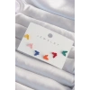 Dodes Dodes Pirinç Rengarenk Mineli Minimal Kelebek Küpe Seti TG27BKP9318
