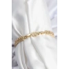 Dodes Dodes Pirinç VIP Seri Gold Renk Oval Sıralı Kadın Bileklik TG27BB7926