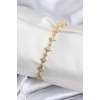 Dodes Dodes Pirinç VIP Seri Gold Renk Sıralı Kutup Yıldızı Kadın Bileklik TG27BB7927