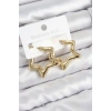 Dodes Dodes Pirinç Yıldız Model Gold Renk Kadın Küpe TG27BKP11012