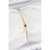 Dodes Dodes Pirinç Zirkon Taşlı Kare Model Gold Renk Kadın Bilekilk TG27BB7660