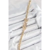 Dodes Dodes Pirinç Zirkon Taşlı Kelebek Model Gold Renk Kadın Bileklik TG27BB7891