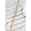 Dodes Dodes Pirinç Zirkon Taşlı Oval Model Gold Renk Kadın Bileklik TG27BB7543