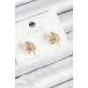 Dodes Dodes Pirinç Zirkon Taşlı Yıldız Model Gold Renk Çocuk Küpe TG27BKP11200