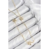 Dodes Dodes Pirinç Zirkon Taşlı Yıldız Model Gold Renk Y Kolye TG27BKO10454
