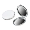 Dodes Promosyon Yuvarlak Cep Aynası Gümüş Renk