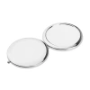 Dodes Promosyon Yuvarlak Cep Aynası Gümüş Renk