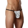 Dodes Tegan Fantazi Gümüş Renk Lame Erkek String-Tanga TG274579