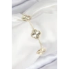 Dodes Dodes VIP Pirinç Yonca Model Gold Renk Kadın Bileklik TG27BB7783