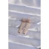 Dodes Dodes Xuping Rose Renk Zirkon Taşlı Su Yolu Küpe TG27BKP9430