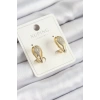 Dodes Dodes Xuping Zirkon Taşlı Damla Model Gold Renk Kadın Küpe TG27BKP10844