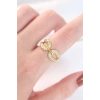 Dodes Dodes Zirkon Taşlı Gold Renk Ayarlanabilir Yüzük TG27BYK3109