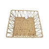 Dodes Doğal Örgü Kare Sepet