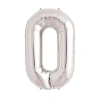 Dodes Gümüş Rengi Folyo Rakam Balon 1 Metre