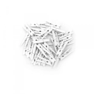 Dodes 1000 Adet Beyaz Ahşap Mandal Seti (2.5 cm)